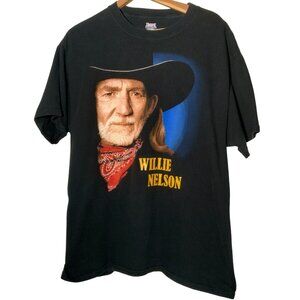 Willie Nelson Tour T Shirt 2013 Large Country Music Hanes Beefy Graphic